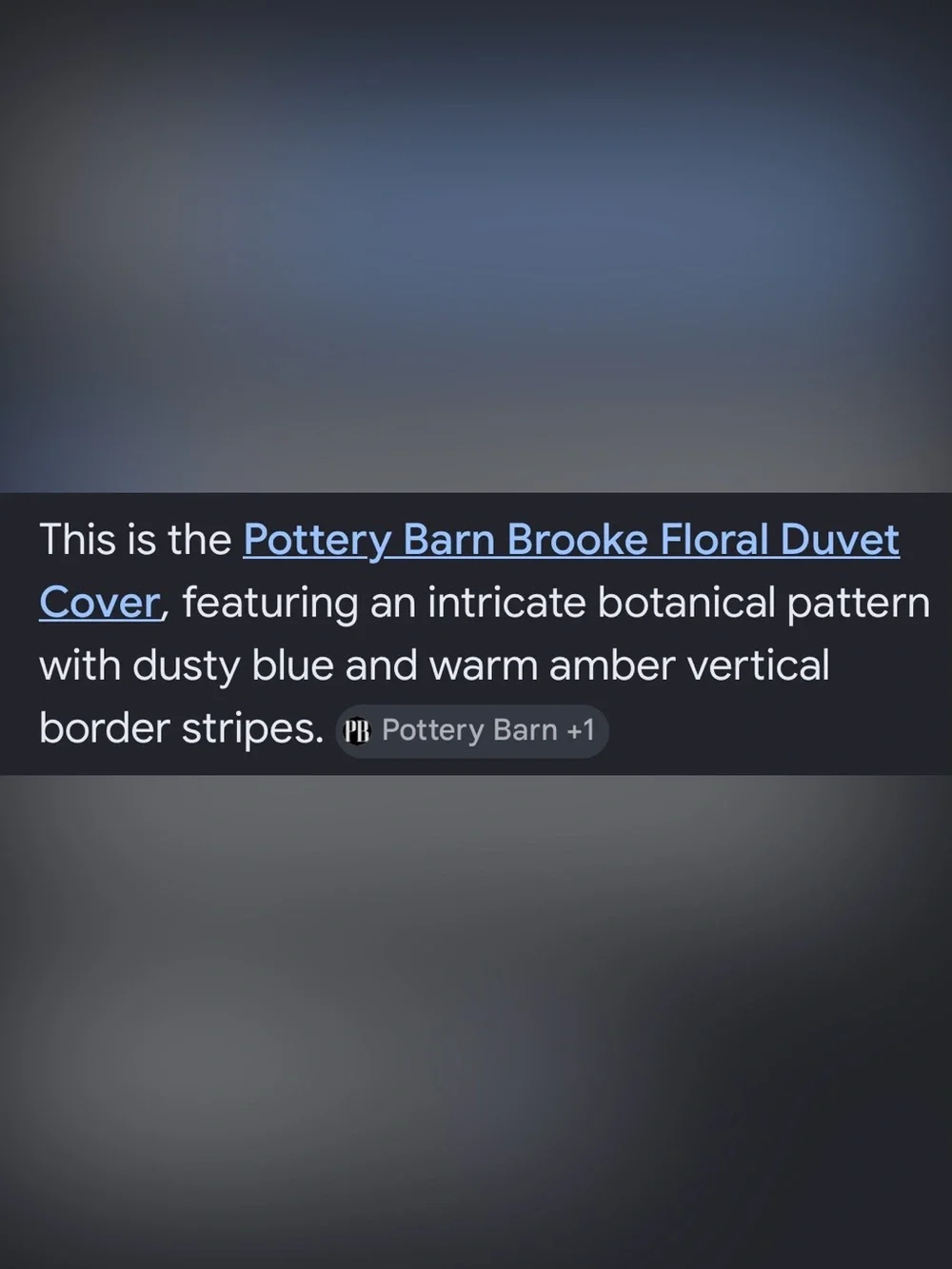 POTTERY BARN (2) “BROOKE FLORAL PRINTED” STANDARD SIZE shams